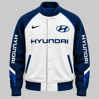 Hyundai | Raglan Piped Racing Baseball Jacket