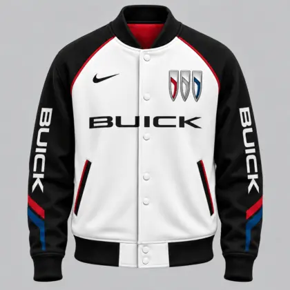 Buick | Raglan Piped Racing Baseball Jacket