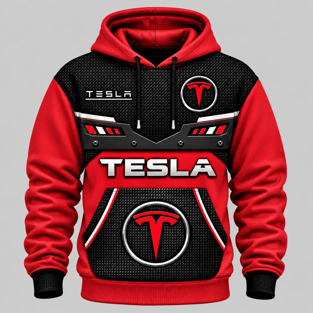 Tesla | Armored Grille Graphic Hoodie