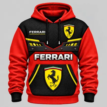 Ferrari | Armored Grille Graphic Hoodie