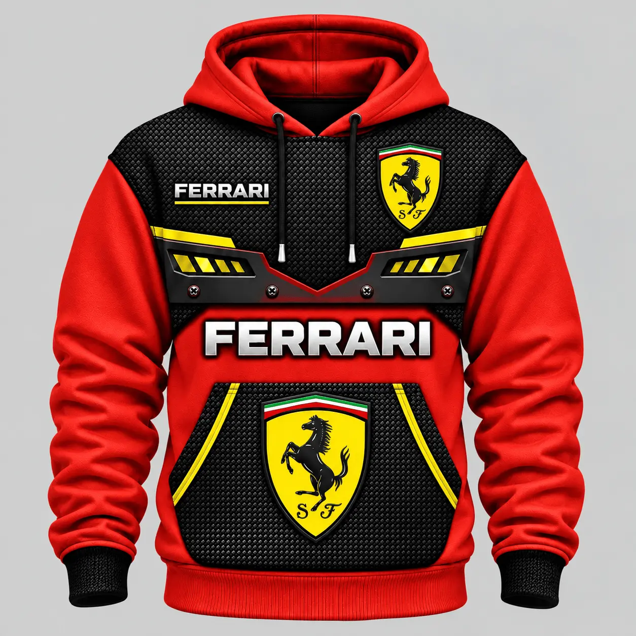Ferrari | Armored Grille Graphic Hoodie