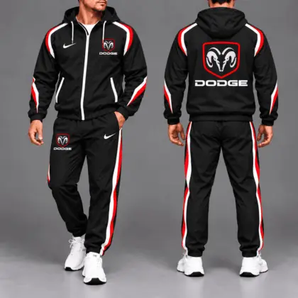 Dodge | Luxury Racing Stripe Hoodie & Jogger Set