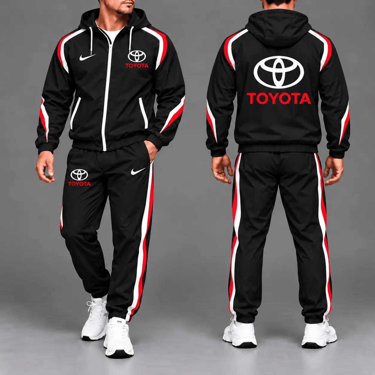 Toyota | Luxury Racing Stripe Hoodie & Jogger Set
