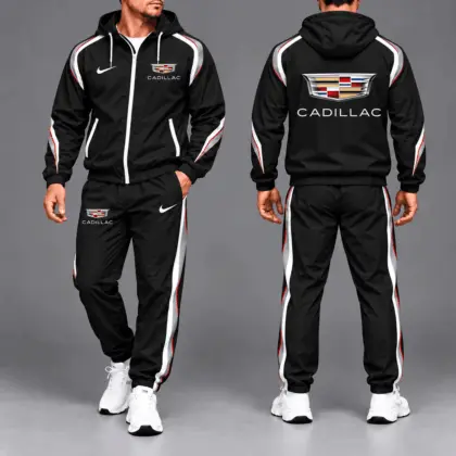 Cadillac | Luxury Racing Stripe Hoodie & Jogger Set