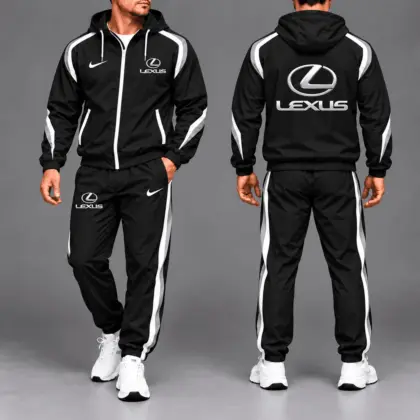 Lexus | Luxury Racing Stripe Hoodie & Jogger Set