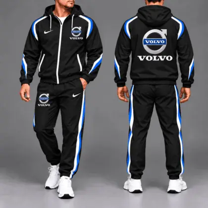 Volvo | Luxury Racing Stripe Hoodie & Jogger Set