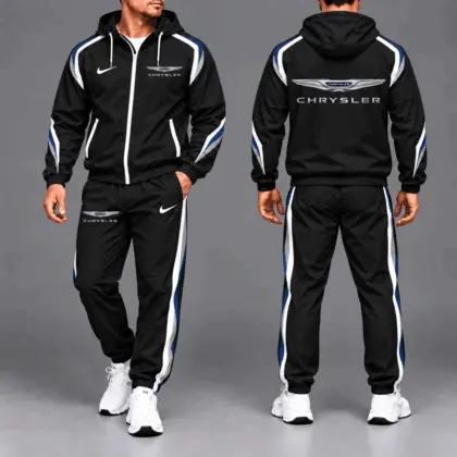 Chrysler | Luxury Racing Stripe Hoodie & Jogger Set