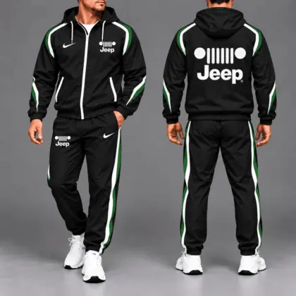 Jeep | Luxury Racing Stripe Hoodie & Jogger Set