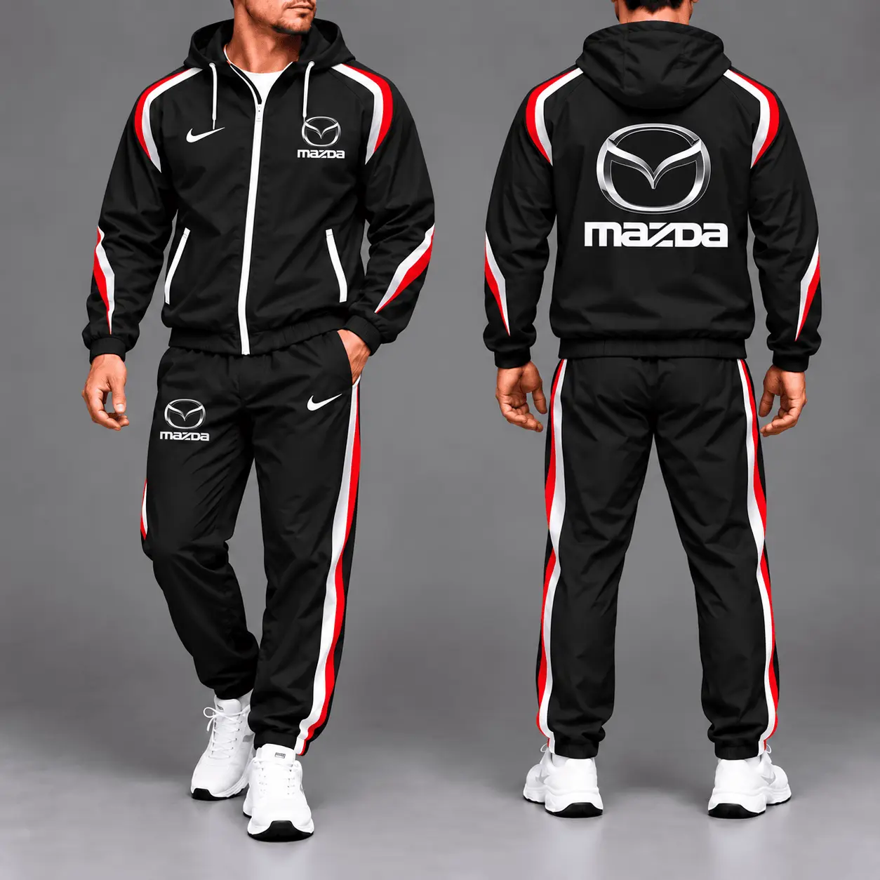 Mazda | Luxury Racing Stripe Hoodie & Jogger Set