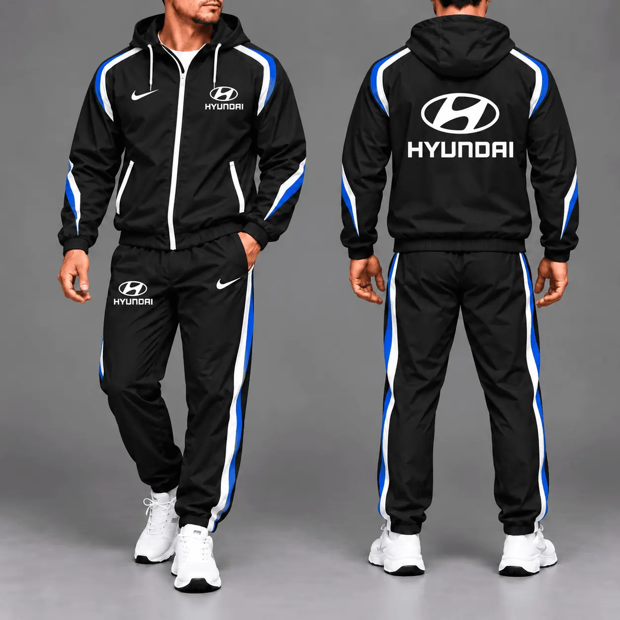 Hyundai | Luxury Racing Stripe Hoodie & Jogger Set
