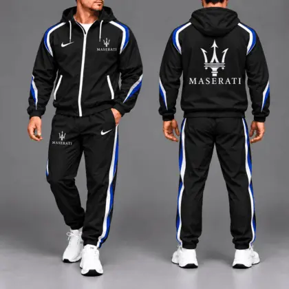 Maserati | Luxury Racing Stripe Hoodie & Jogger Set