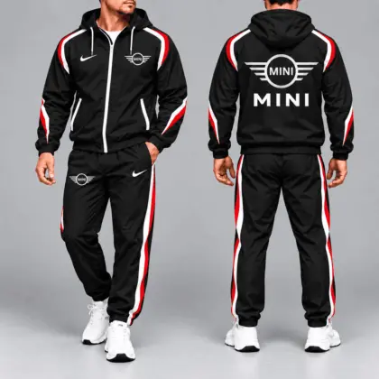 Mini | Luxury Racing Stripe Hoodie & Jogger Set