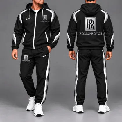 Rolls-Royce | Luxury Racing Stripe Hoodie & Jogger Set