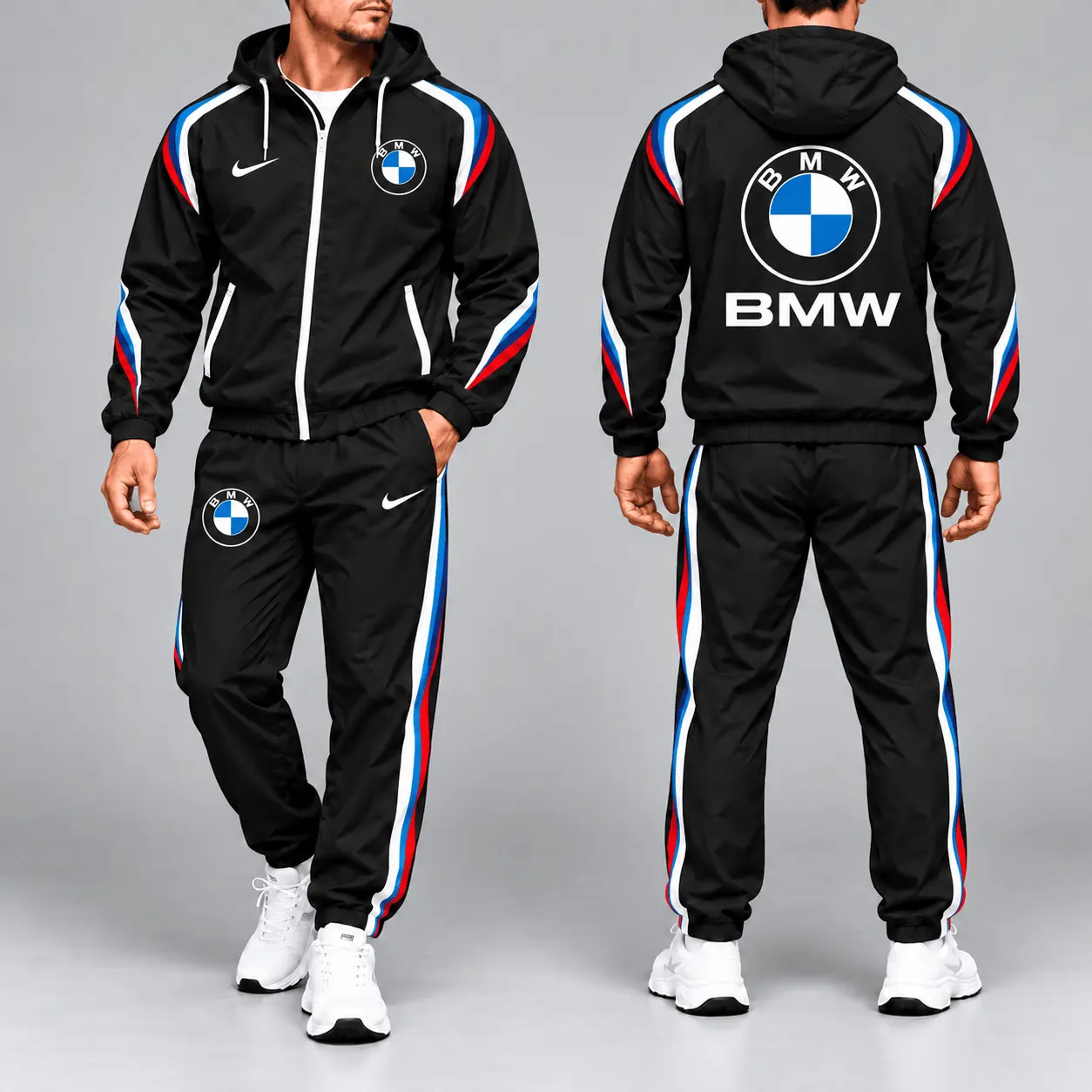 BMW | Luxury Racing Stripe Hoodie & Jogger Set