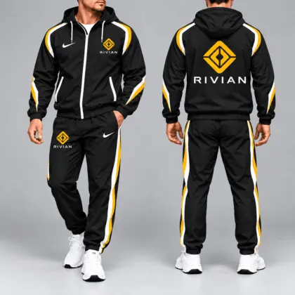 Rivian | Luxury Racing Stripe Hoodie & Jogger Set