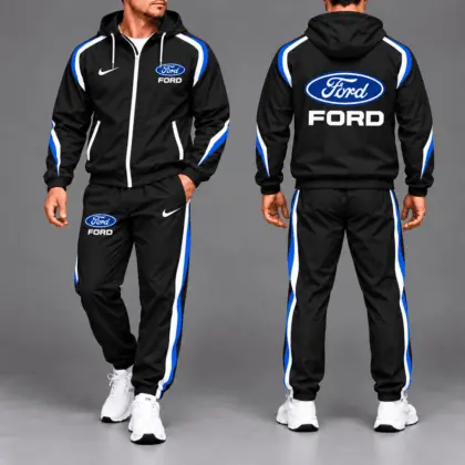 Ford | Luxury Racing Stripe Hoodie & Jogger Set
