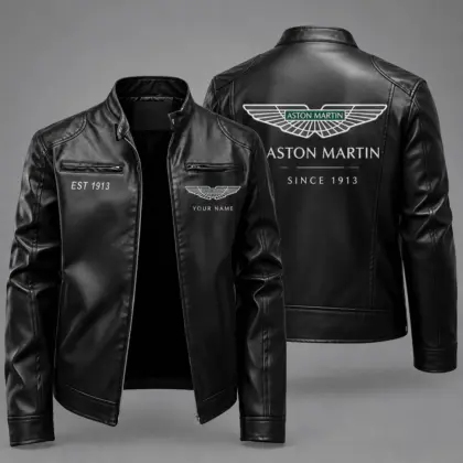 Aston Martin | Vintage Auto Heritage Leather Jacket