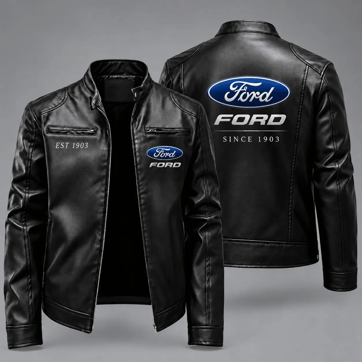 Ford | Vintage Auto Heritage Leather Jacket