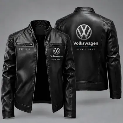 Volkswagen | Vintage Auto Heritage Leather Jacket