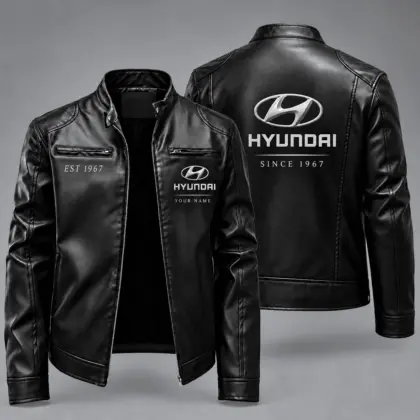 Hyundai | Vintage Auto Heritage Leather Jacket