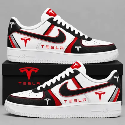 Tesla | Automotive Heritage Logo Air Force 1 Sneakers