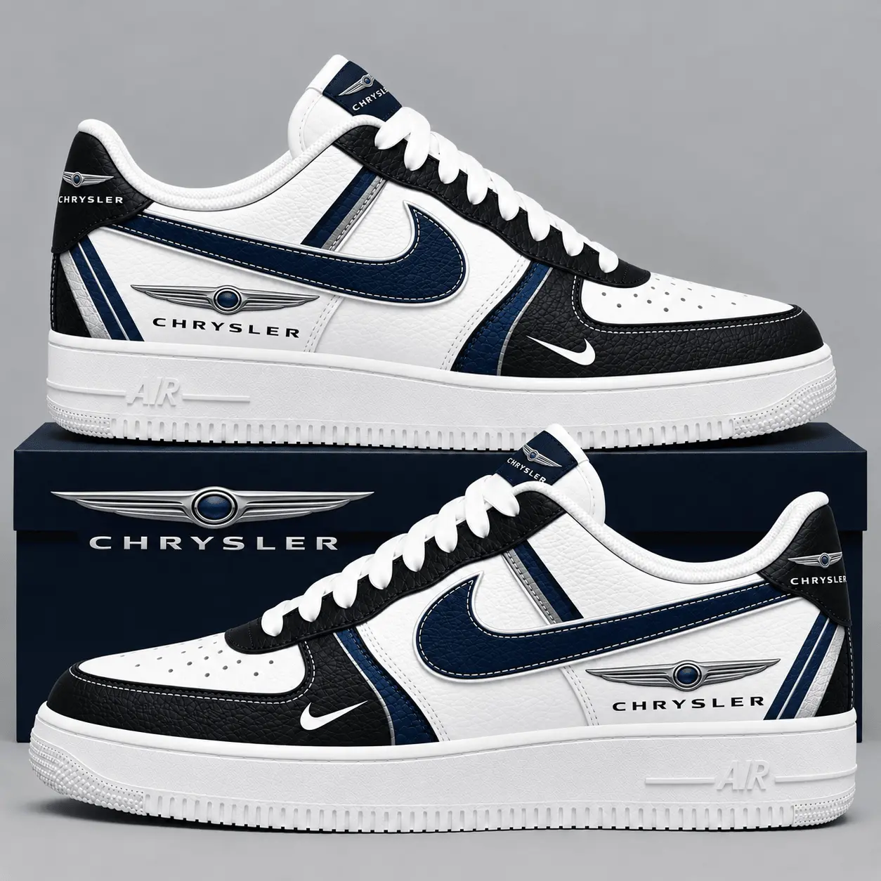 Chrysler | Automotive Heritage Logo Air Force 1 Sneakers