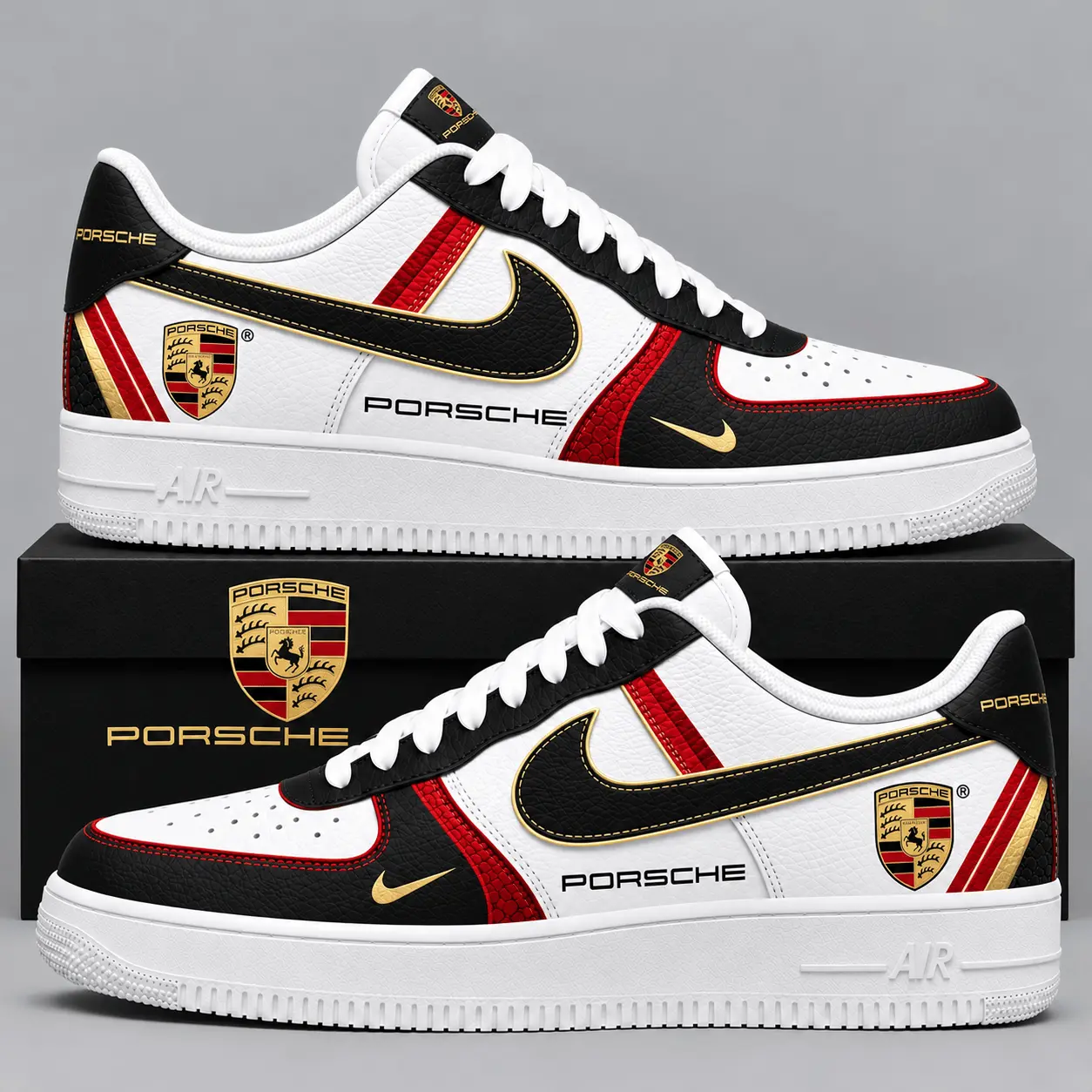 Porsche | Automotive Heritage Logo Air Force 1 Sneakers
