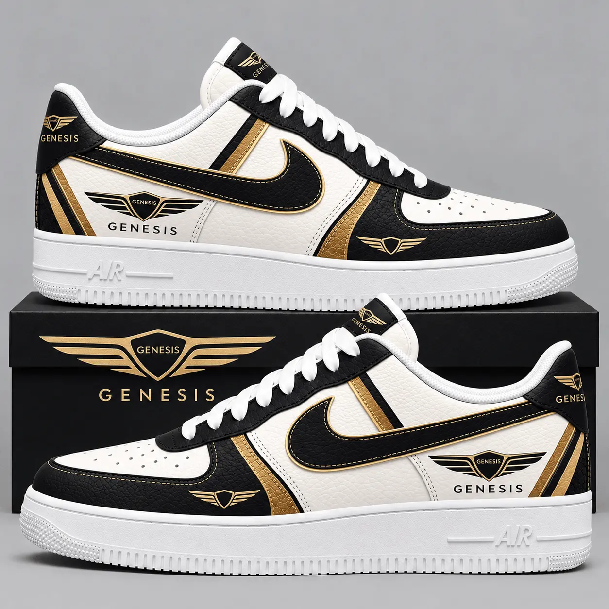 Genesis | Automotive Heritage Logo Air Force 1 Sneakers