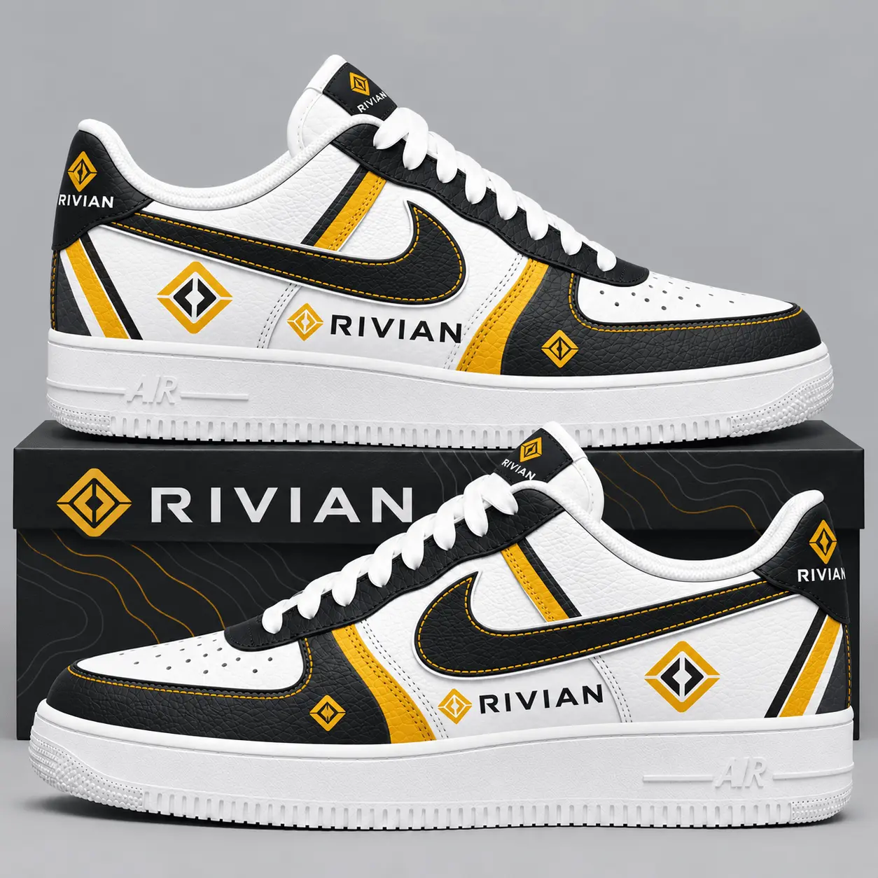 Rivian | Automotive Heritage Logo Air Force 1 Sneakers
