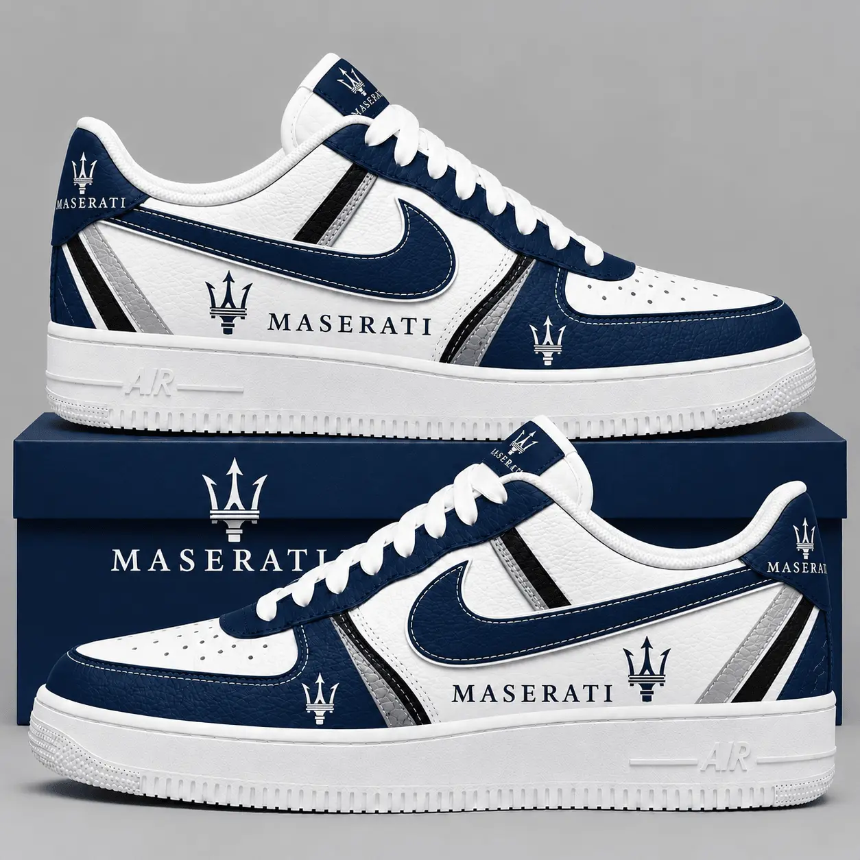 Maserati | Automotive Heritage Logo Air Force 1 Sneakers