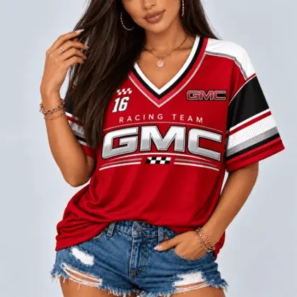 GMC | Racing Team Heritage Stripe V-Neck Shirt