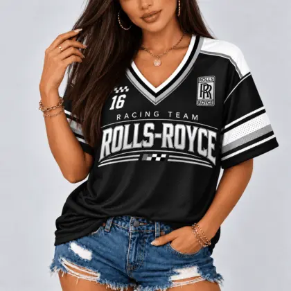 Rolls-Royce | Racing Team Heritage Stripe V-Neck Shirt