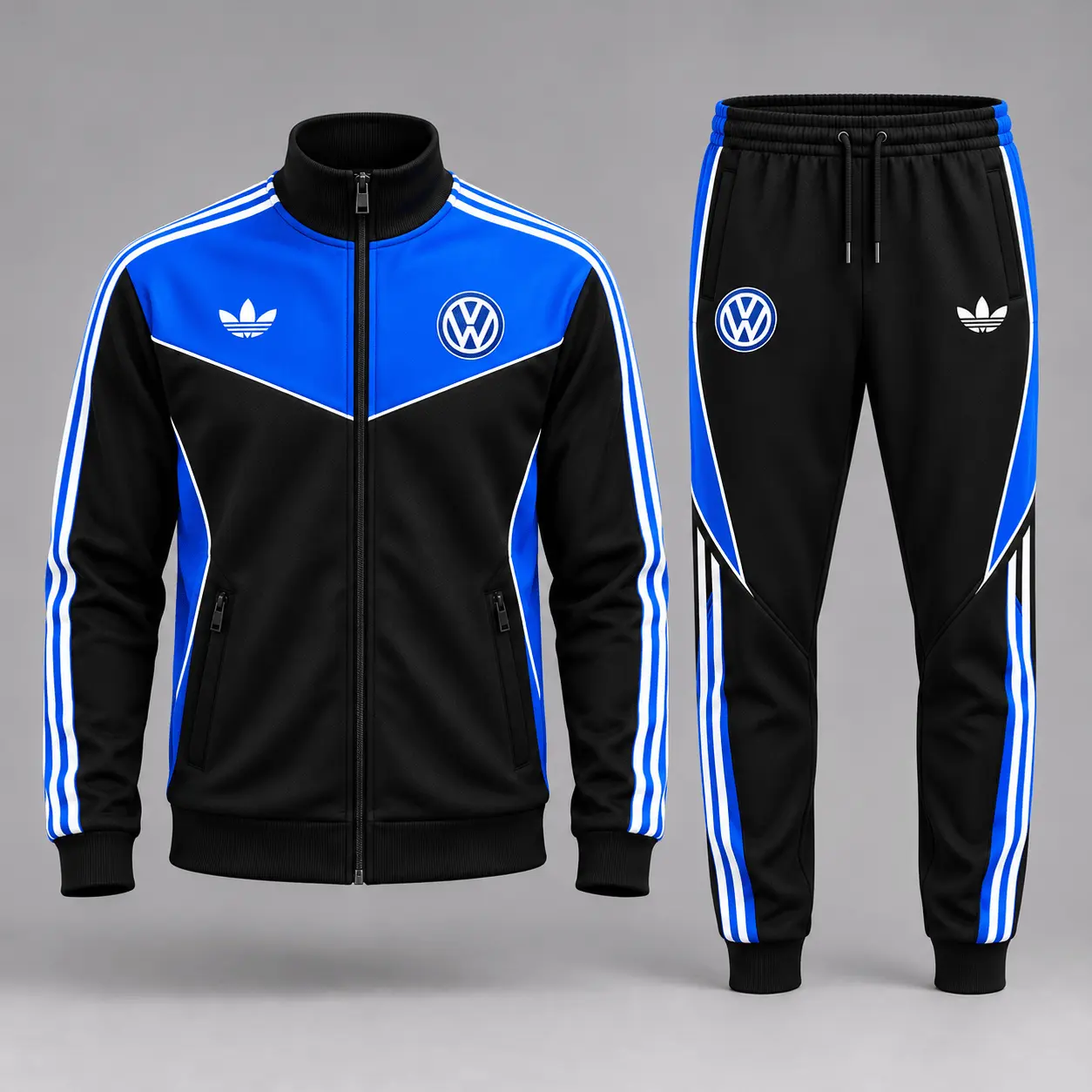 Volkswagen | Automotive Tracksuit Set – Zip Jacket & Jogger Pants