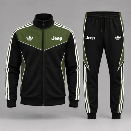 Jeep | Automotive Tracksuit Set &ndash; Zip Jacket &amp; Jogger Pants