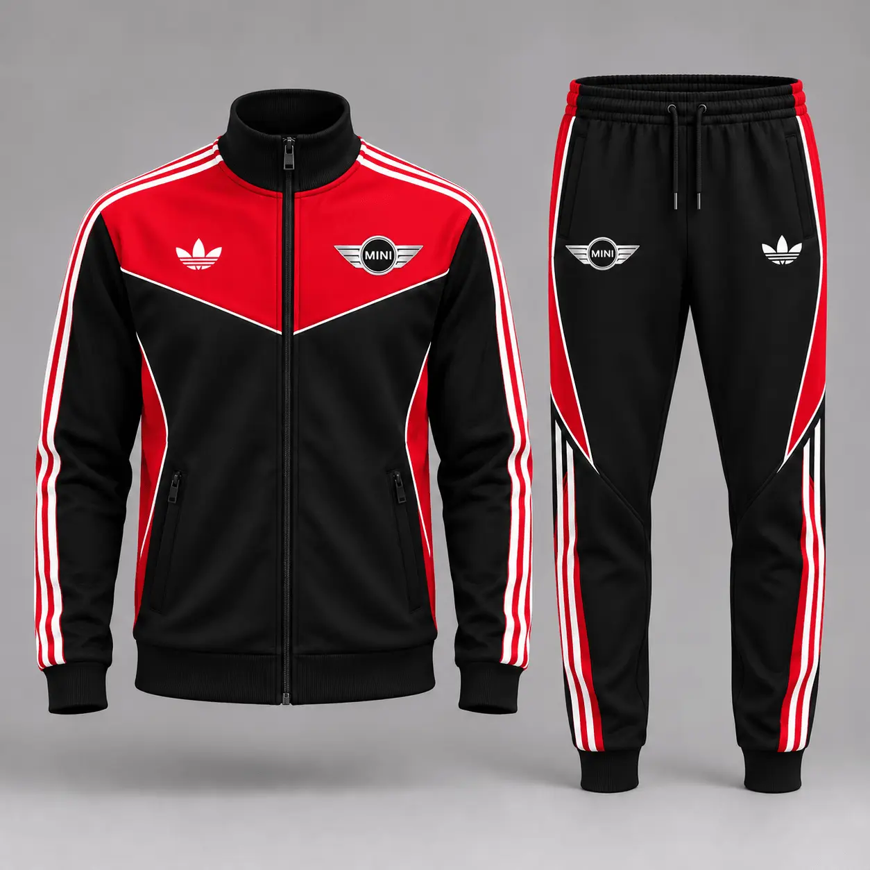 Mini | Automotive Tracksuit Set – Zip Jacket & Jogger Pants
