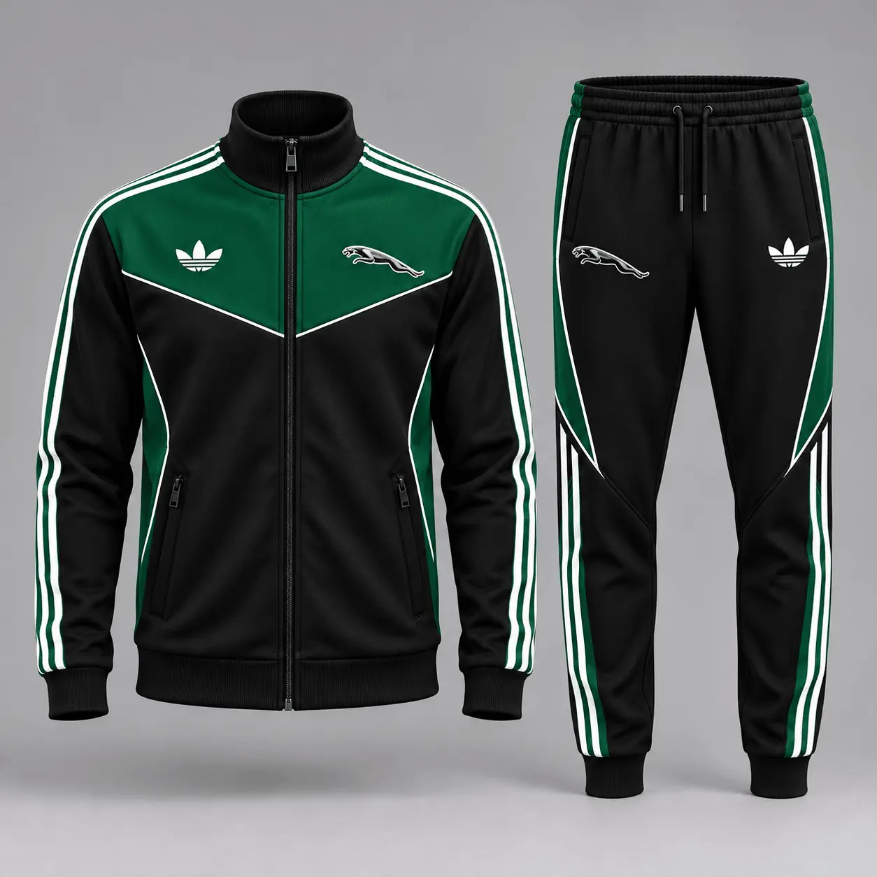 Jaguar | Automotive Tracksuit Set – Zip Jacket & Jogger Pants