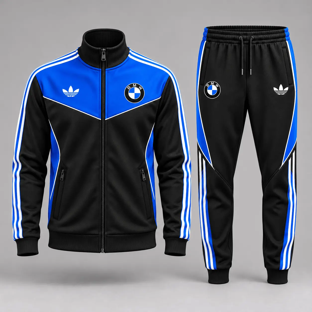 BMW | Automotive Tracksuit Set – Zip Jacket & Jogger Pants