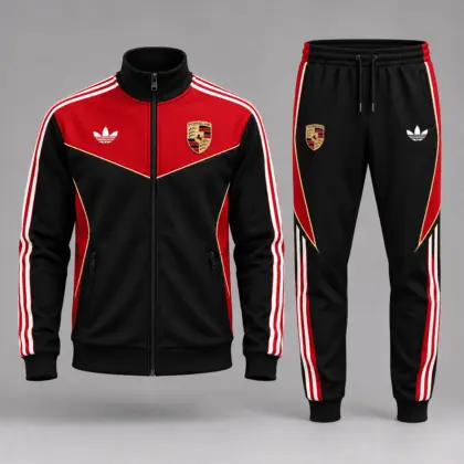 Porsche | Automotive Tracksuit Set &ndash; Zip Jacket &amp; Jogger Pants