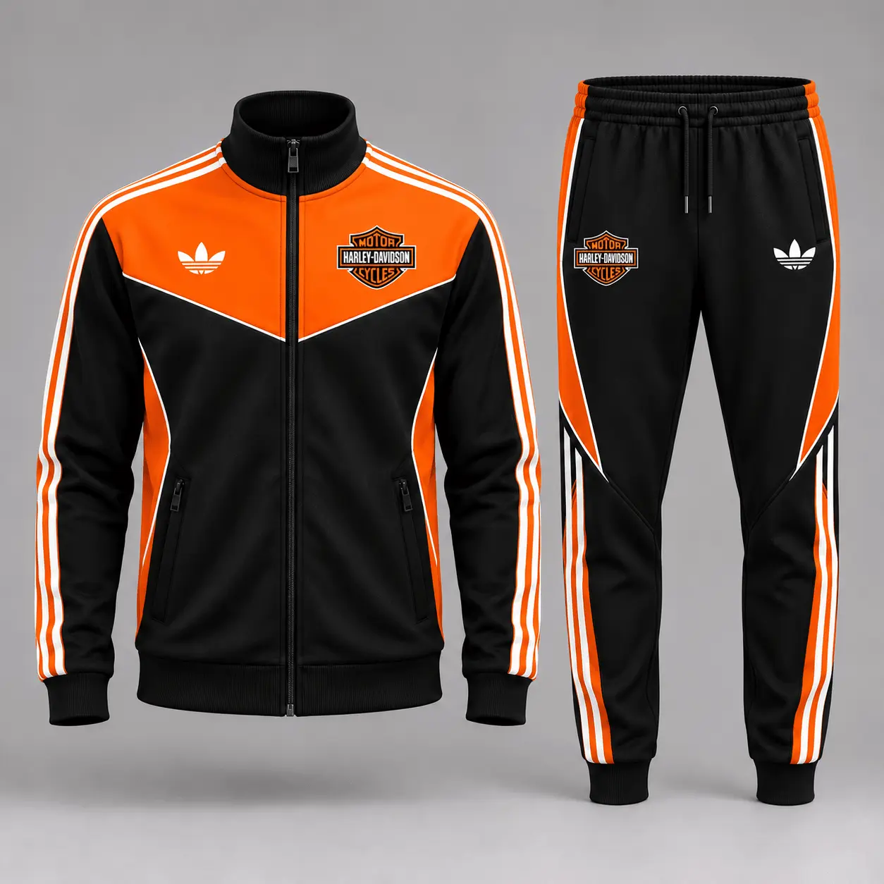 Harley-Davidson | Automotive Tracksuit Set – Zip Jacket & Jogger Pants