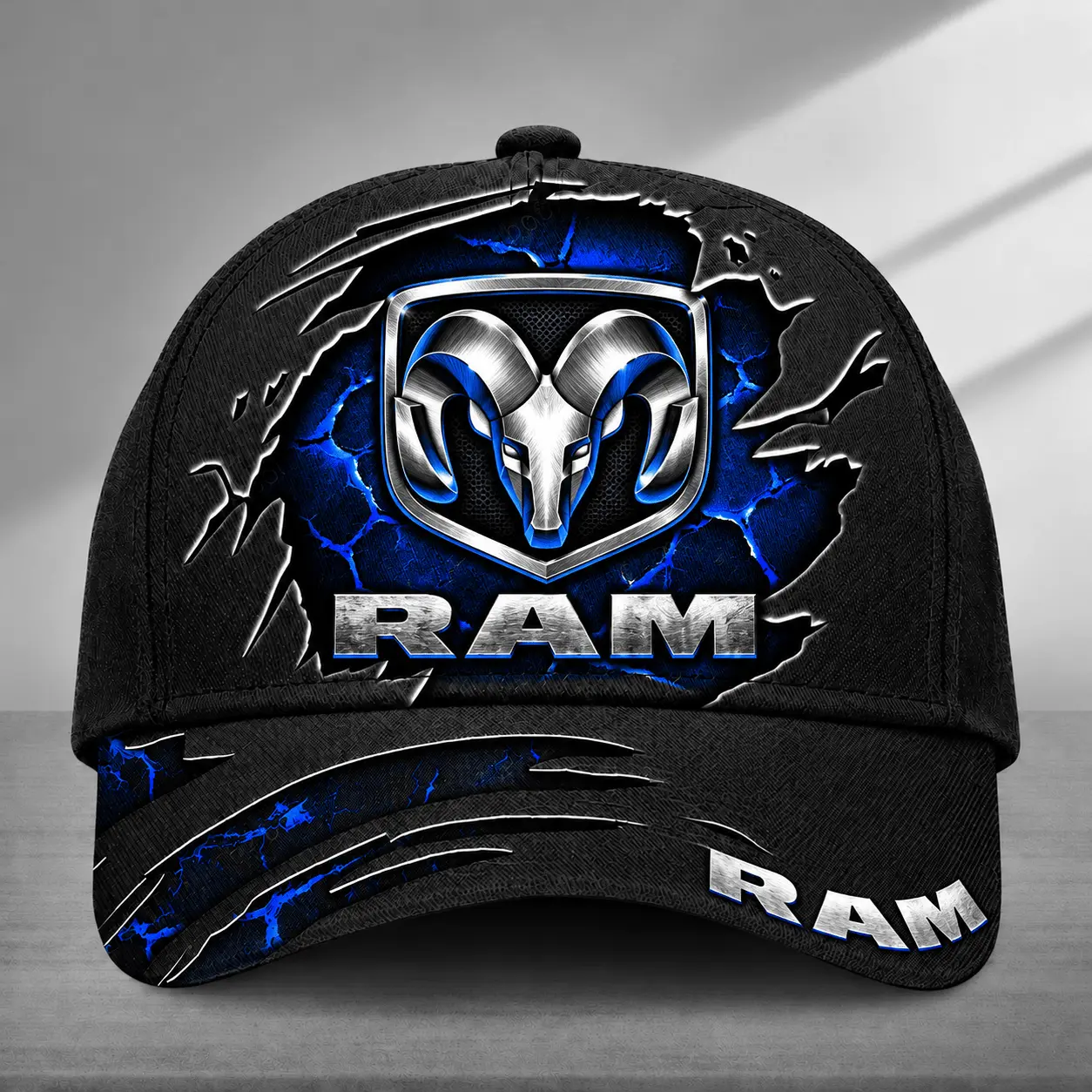 Ram | Inspired Cracked Metal Cap