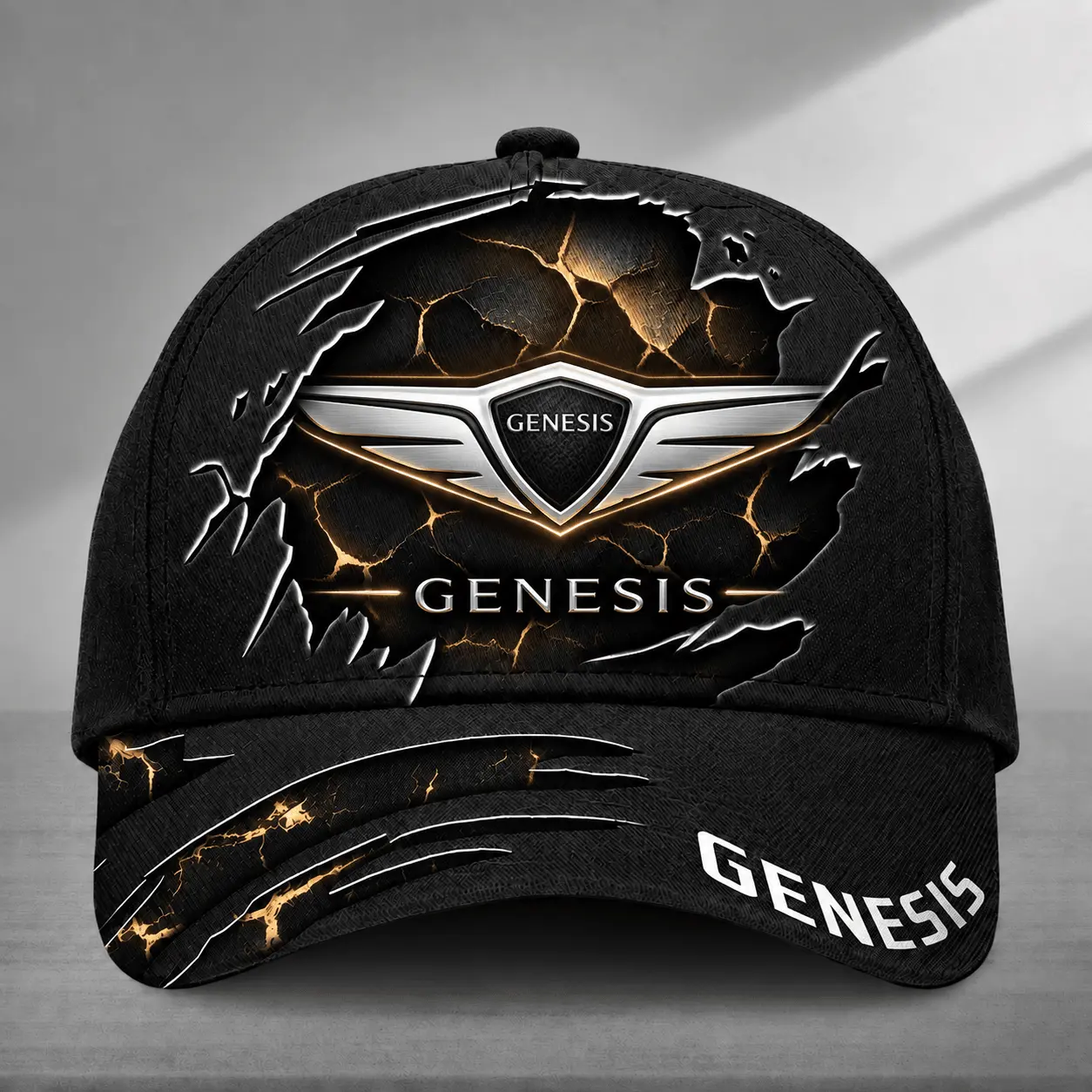 Genesis | Inspired Cracked Metal Cap