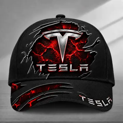 Tesla | Inspired Cracked Metal Cap