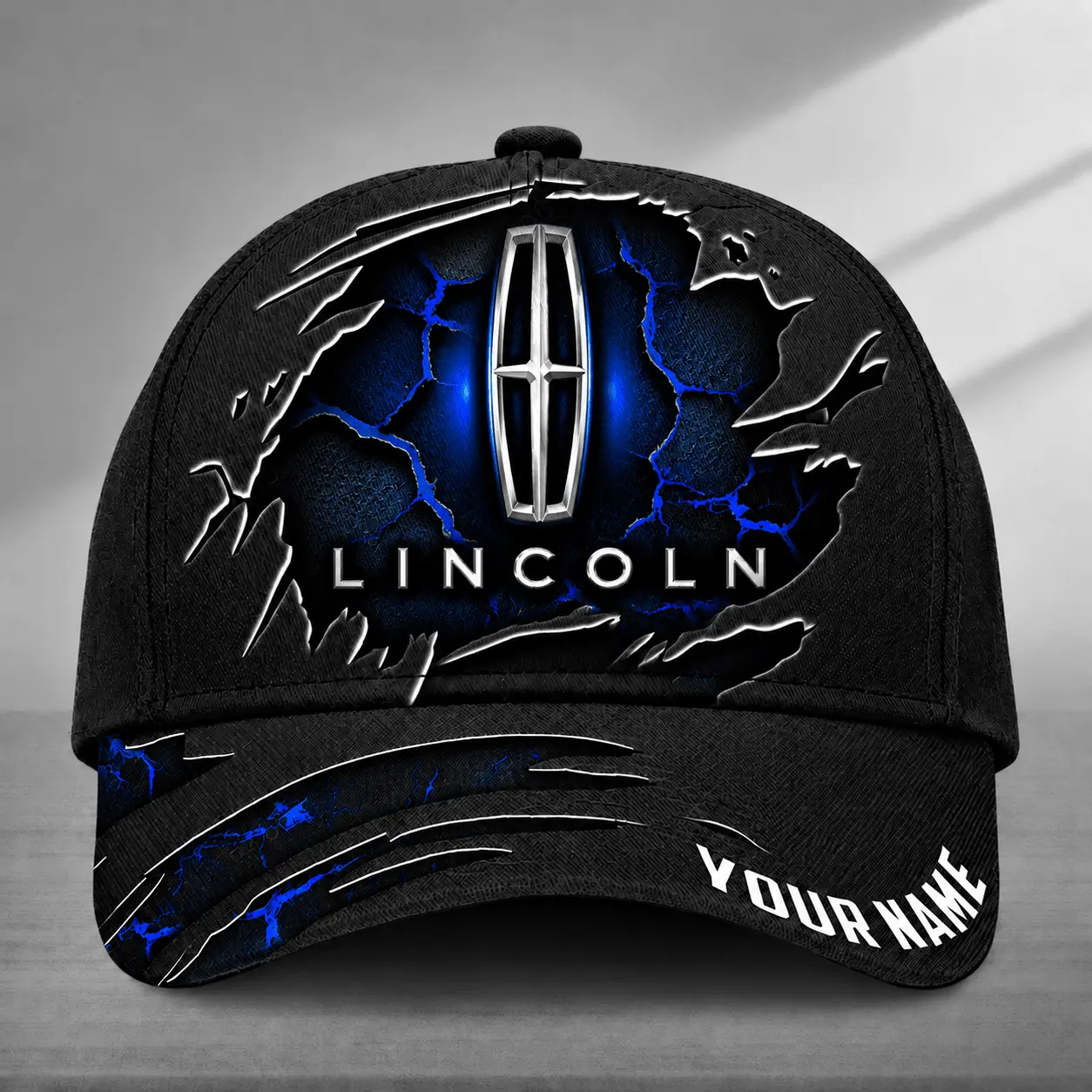 Lincoln | Inspired Cracked Metal Cap