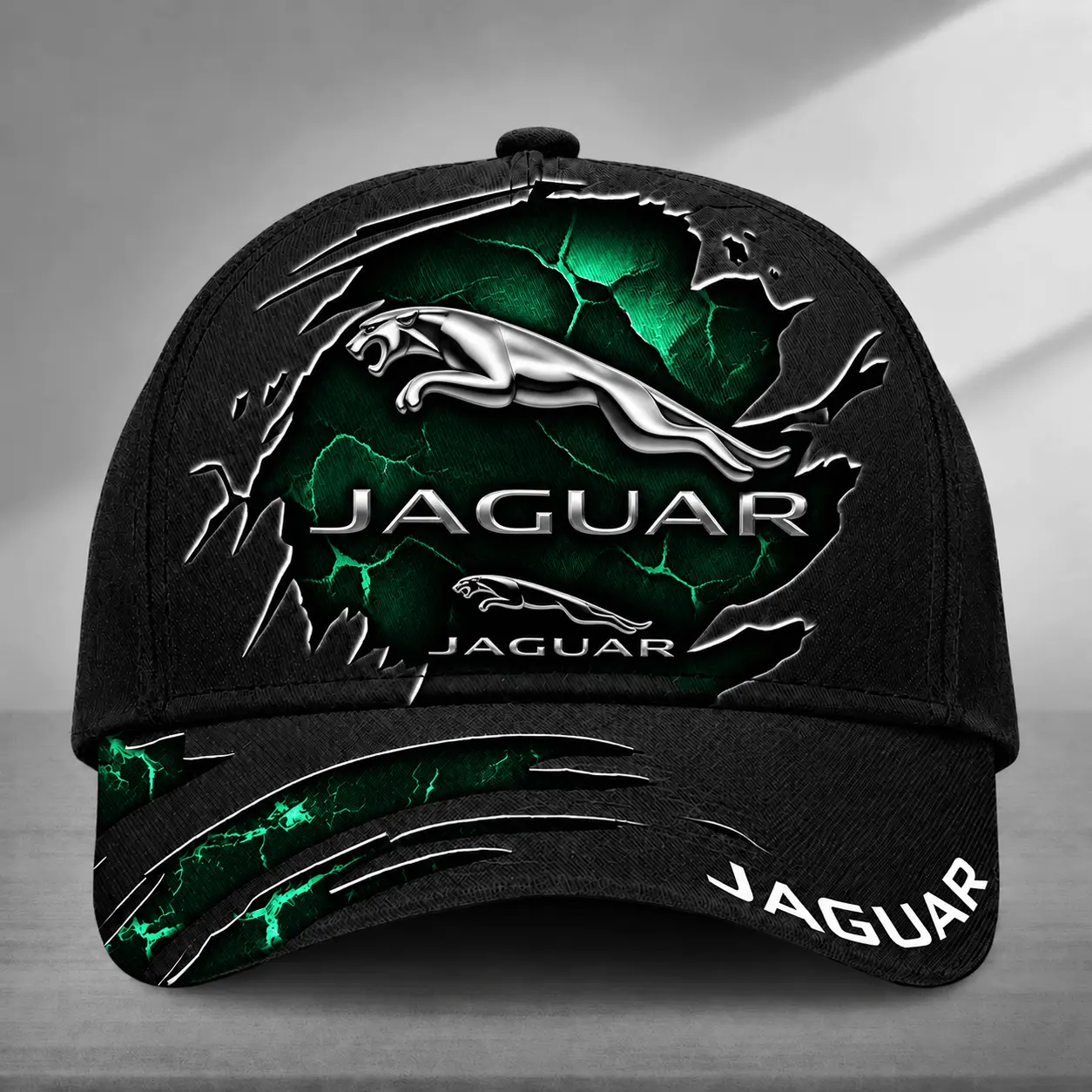 Jaguar | Inspired Cracked Metal Cap