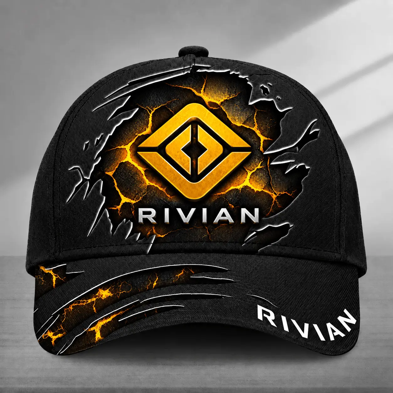 Rivian | Inspired Cracked Metal Cap