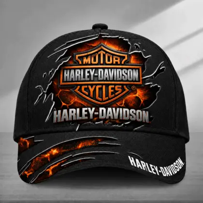 Harley-Davidson | Inspired Cracked Metal Cap