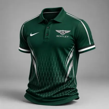 Bentley | Luxury Motorsport Carbon Fiber Graphic Racing Polo Shirt