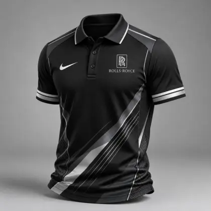 Rolls-Royce | Luxury Motorsport Carbon Fiber Graphic Racing Polo Shirt
