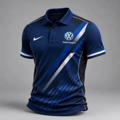 Volkswagen | Luxury Motorsport Carbon Fiber Graphic Racing Polo Shirt