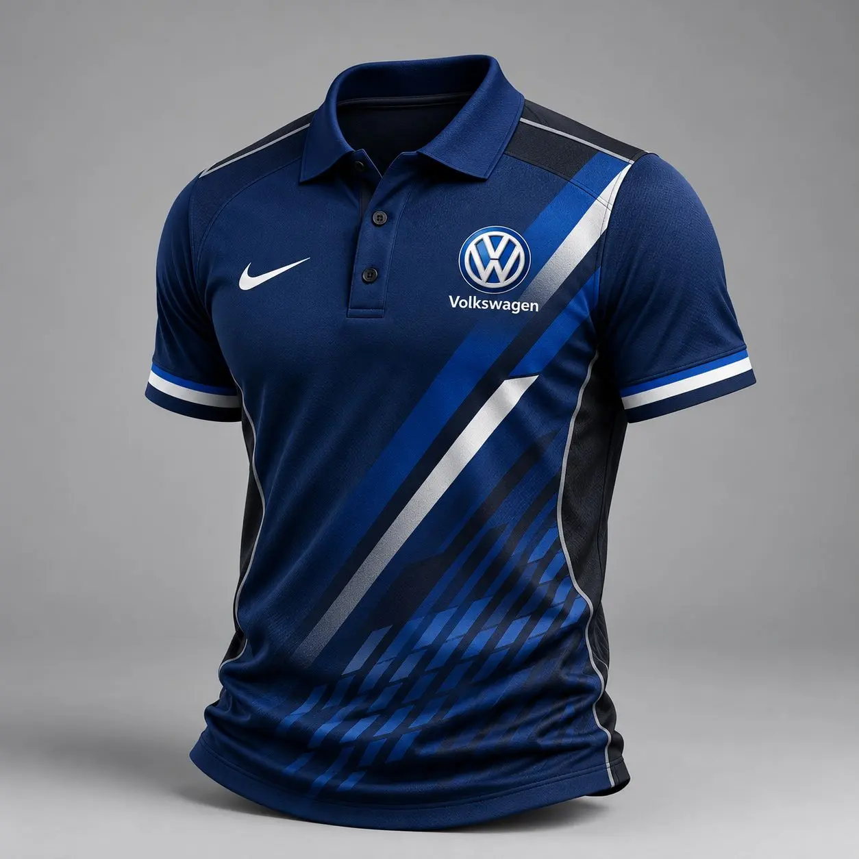 Volkswagen | Luxury Motorsport Carbon Fiber Graphic Racing Polo Shirt